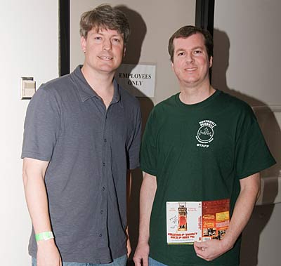Steve Wiebe and the show's Mike Lorrain