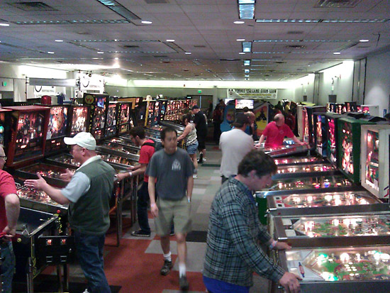 Pinballs in the NW hall