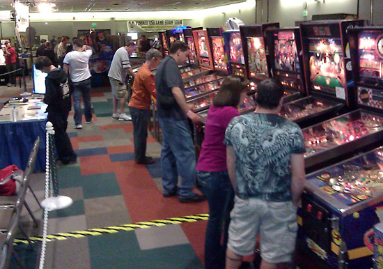 Part of the line of System 11 games.  Apparently all System 11 games are present at the show.  Many people worked hard to ensure games would be there to complete the set.  Games were even purchased just for use in this event.