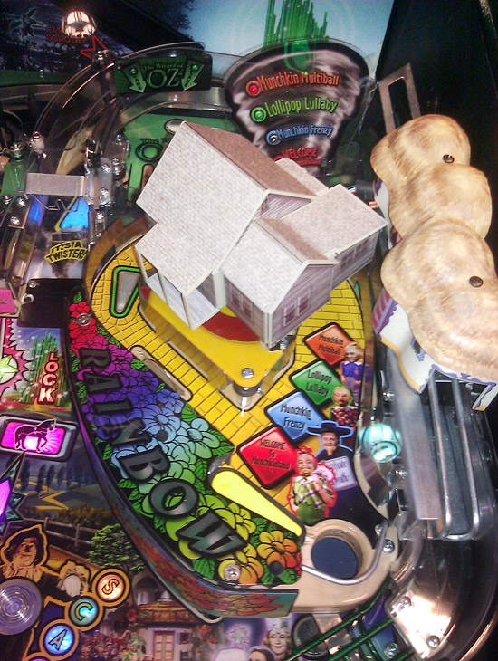 The upper right playfield and its modes