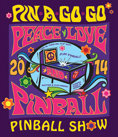 The poster for Pin-A-Go-Go 2014