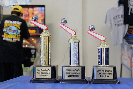 Trophies in the Kids Tournament
