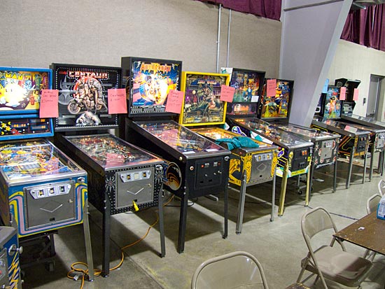 A selection of games for sale by B&G Amusements