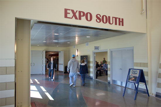 The entrance to the Expo South hall
