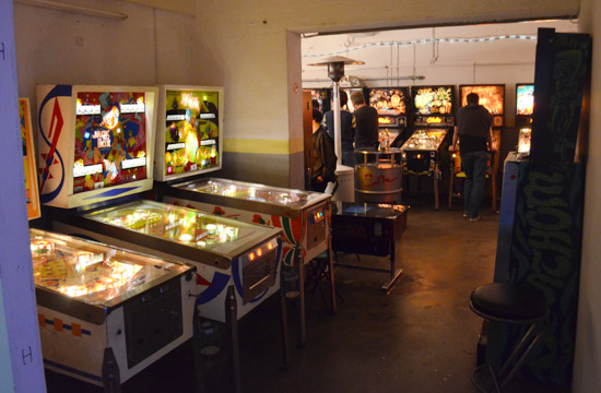 More games at the Pinballcenter garage