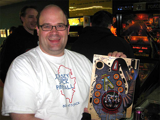 Dan wins a signed Witch's Castle mini-playfield