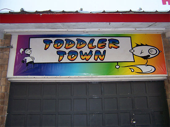 The former Toddler Town space