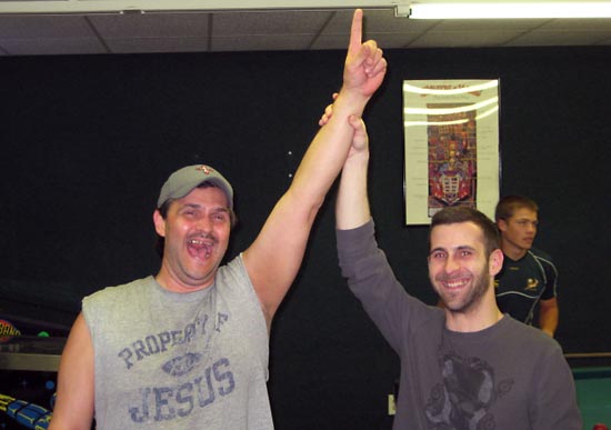 Ryan immediately congratulated the Pinball Picnic tournament winner, Dave!