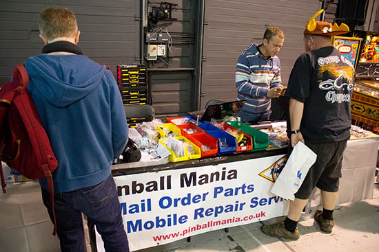 The first of the parts vendors was Pinball Mania