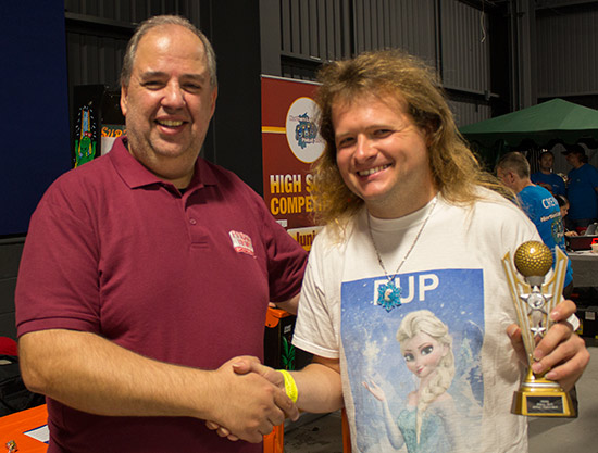 Winner of the Pinball News PinGolf Tournament 2014, Andrew Foster