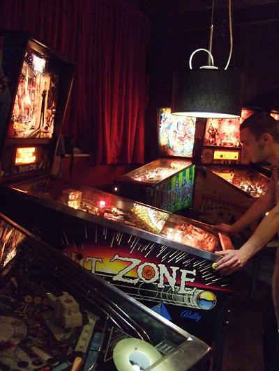 One of the best Polish pinballers Aleksander Zurkowski is playing on the best pinball machine ever made