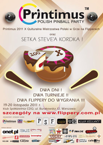 Poster of Printimus Polish Pinball Party