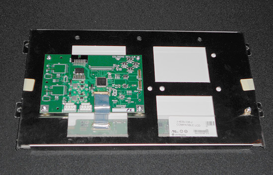 The LCD display used by ColorLED