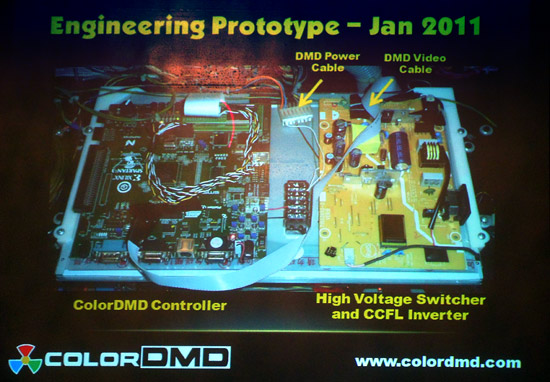 A prototype board from January 2011
