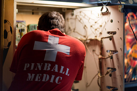 Pinball Medic applies a cure