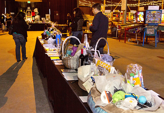 Donors and local merchants generously provided an interesting array of items for the silent auction