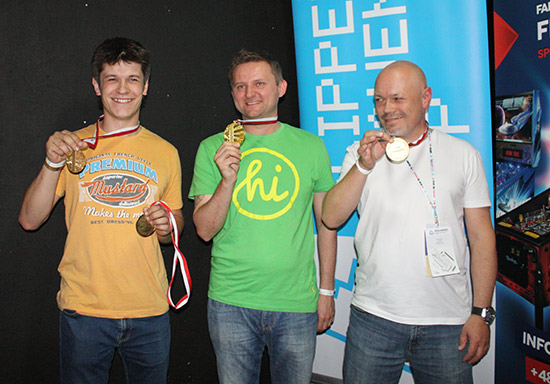 Team Tournament gold medal winners - Team Poland 2 (L-R):