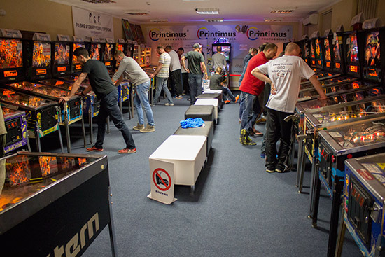 The pinball collection which forms Club Printimus Pinball
