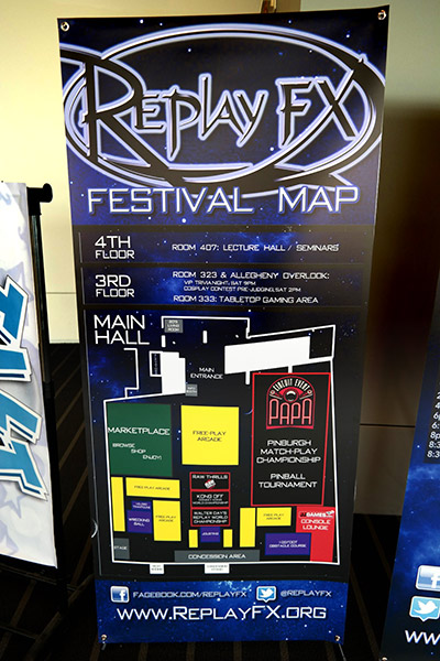 First we have the Festival Map letting you know where everything is