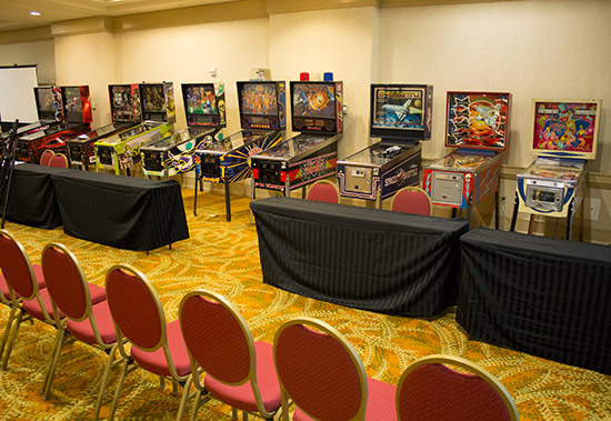 The tournaments have their own room