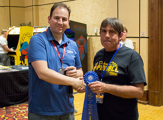 Winner of Best Modern Pinball, Tim Dunbar