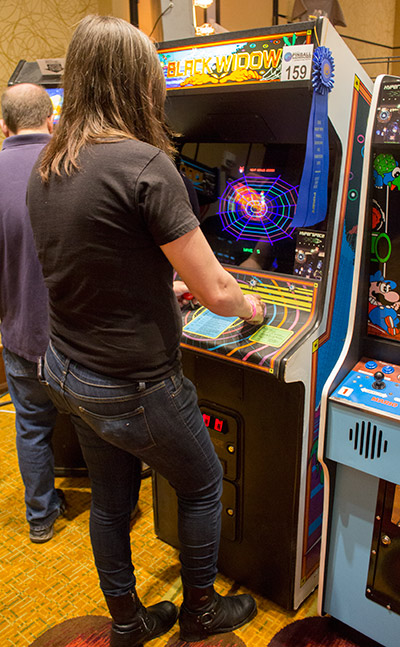 Best of Show arcade game, Black Widow from Hyperspace Arcade