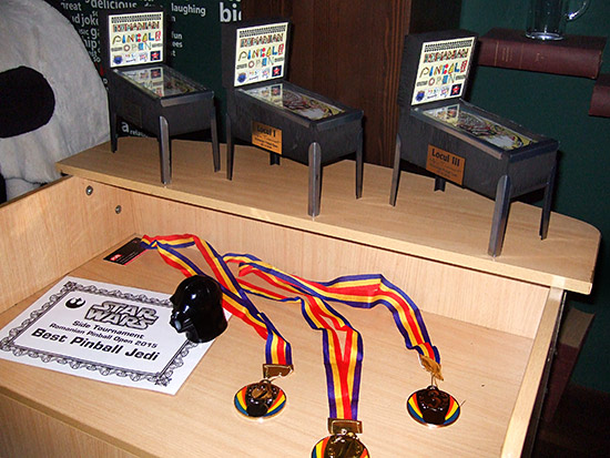 The trophies and medals up for grabs