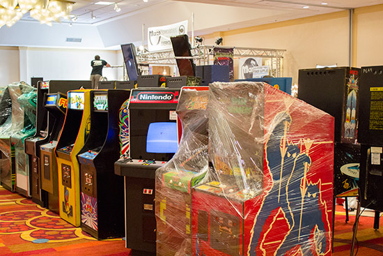 More games in the main ballroom