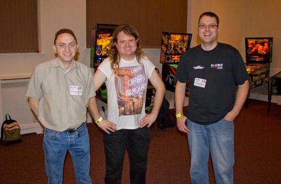 The Super Slam 2011 finalists: Peter Blakemore, Andrew Foster, Nick Marshall