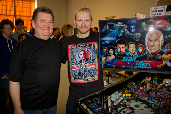 Steve with Star Trek winner John Helliwell