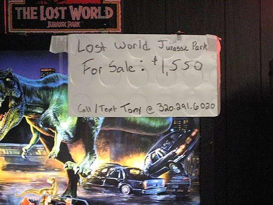 Not a bad sale price for a very clean pinball machine
