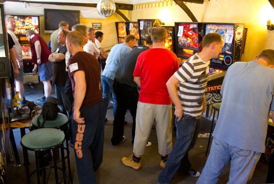 The first round of matches in the UK Pinball Cup get underway