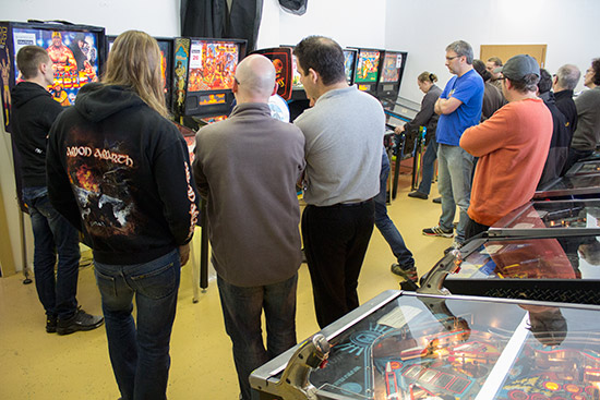 The second pinball room