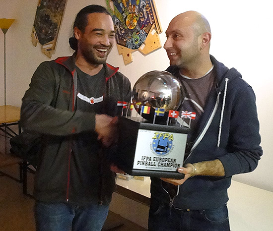 ECS 2015 winner, Daniele Celestino Acciari