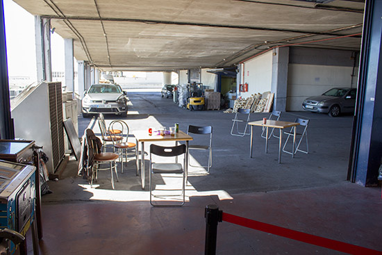 The back of the room