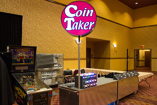 The CoinTaker stand