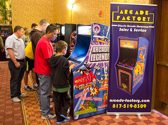 Arcade Factory brough a selection of pristine video games