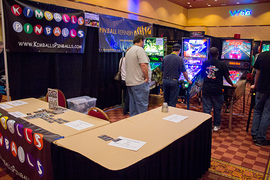 Kimball's Pinball's had machines to play and were selling illuminated speaker kits, LEDs and speaker panel decals