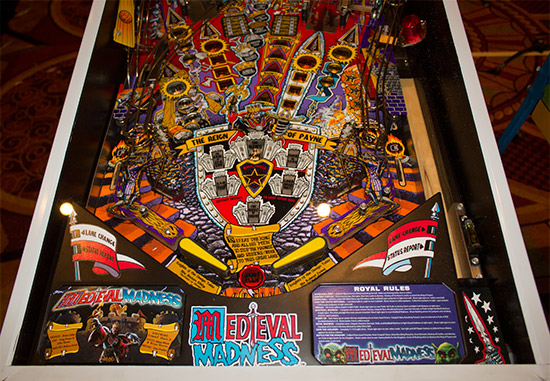 The lower part of the playfield