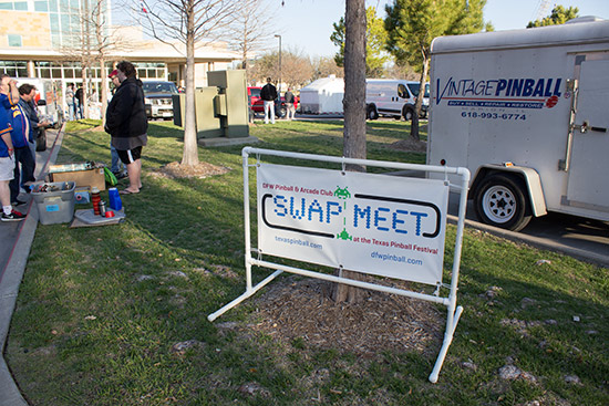 The swap meet is organised by the DFW Pinball & Arcade Club