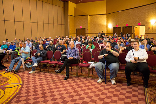 It was a packed house for Steve's seminar