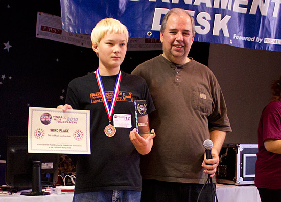 Roni Valkonen took third place
