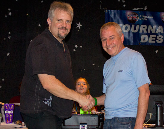 Nick Dean, winner of the Marco Masterplay high score competition - 