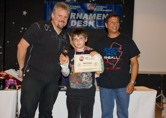 Winner of Saturday's UK Pinball Kids Tournament - Timothy Raison