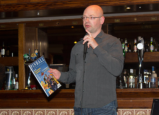 Pinball Magazine Editor, Jonathan Joosten