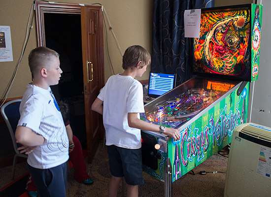 The UK Pinball Kids Tournament on Sunday