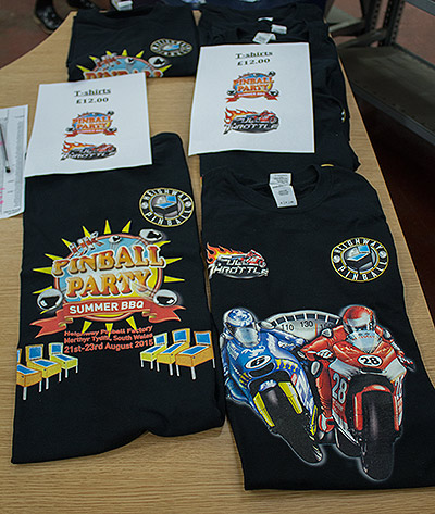 T-shirts featuring the show or the Full Throttle game