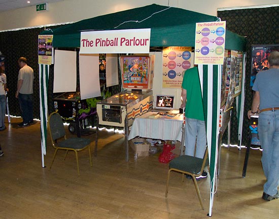 The Pinball Parlour's stall