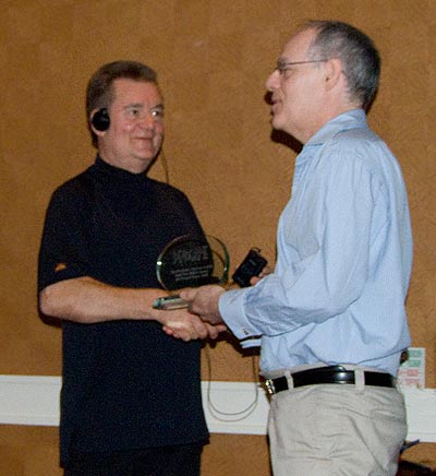 Richard receives his award for his Firepower