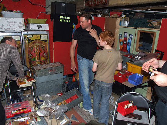 Dave Wilcox was selling pinball and coin-op parts